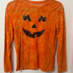Wonder Nation Orange Graphic Long Sleeve Shirt